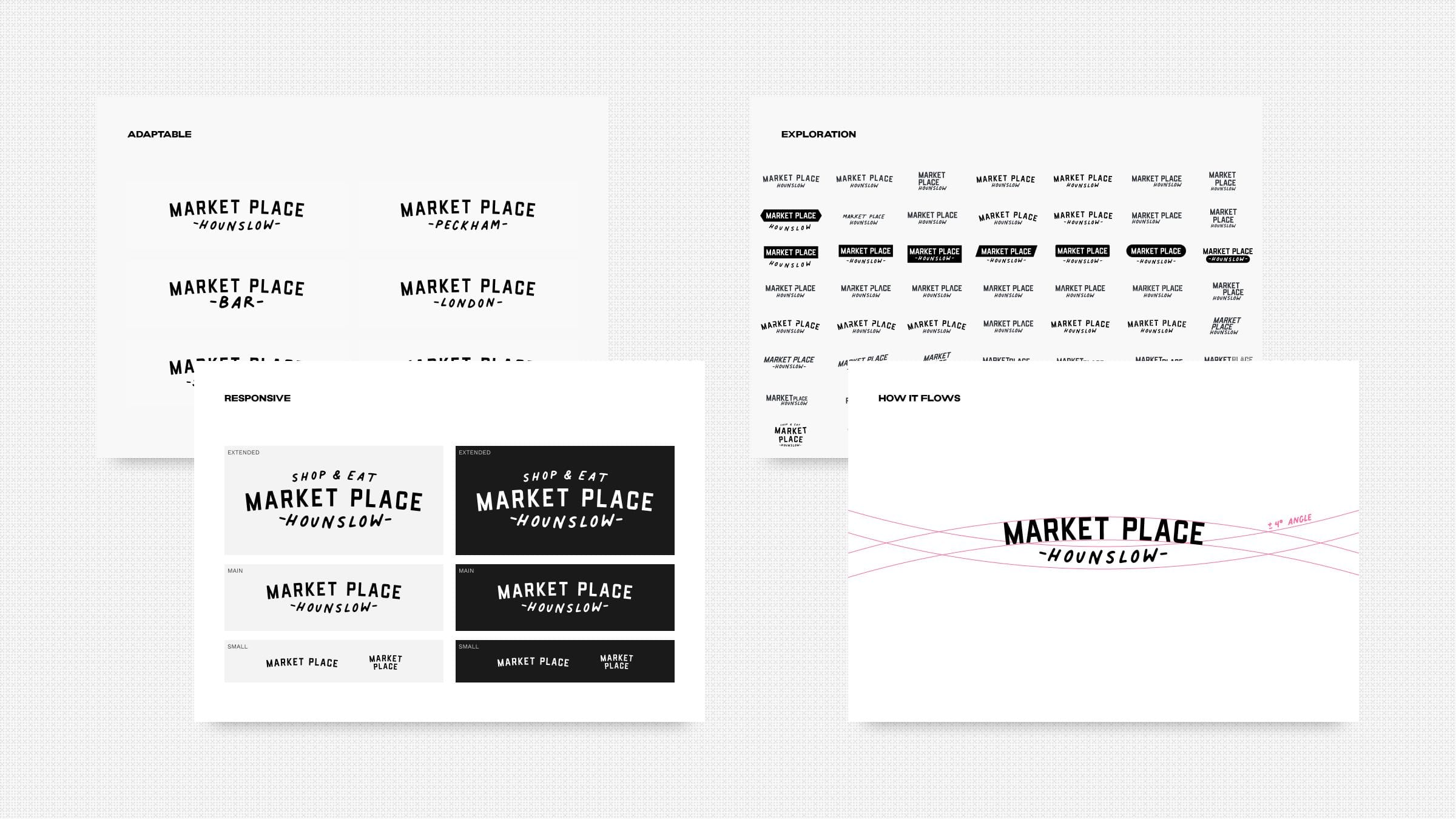 The Market Place logo, with a version for every site