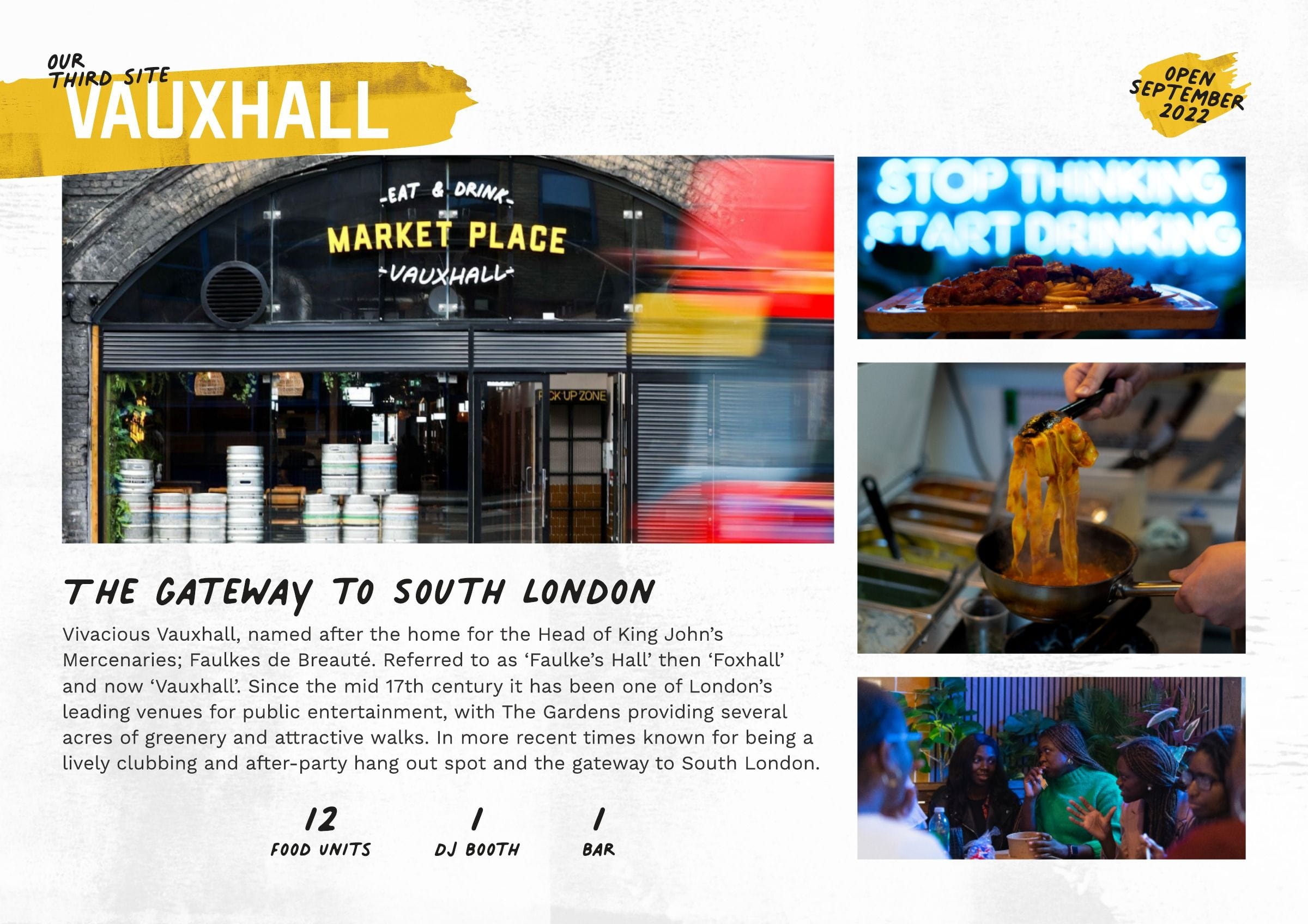 The third site: Market Place Vauxhall