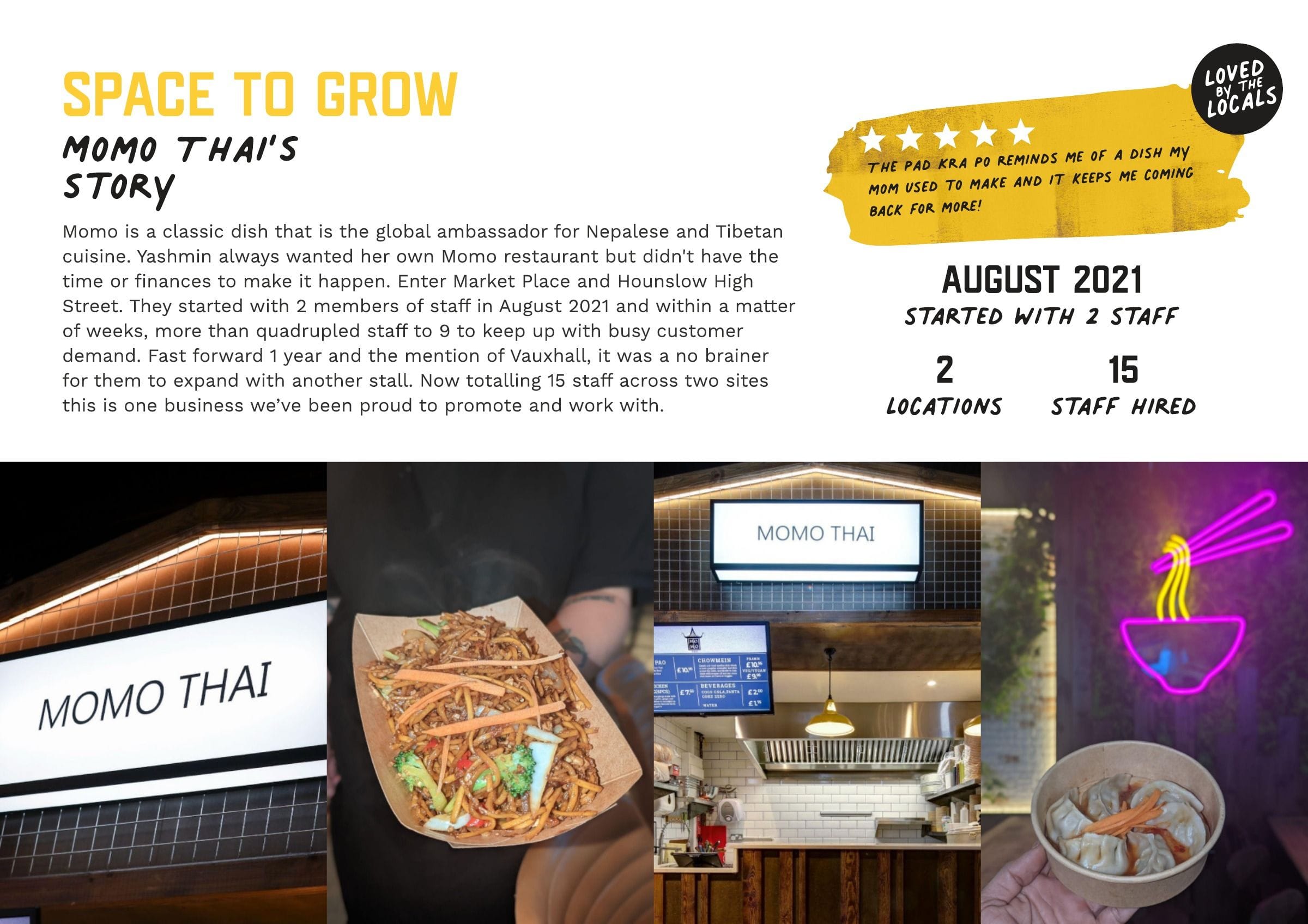 Space to grow: Momo Thai’s story, from two staff to two locations
