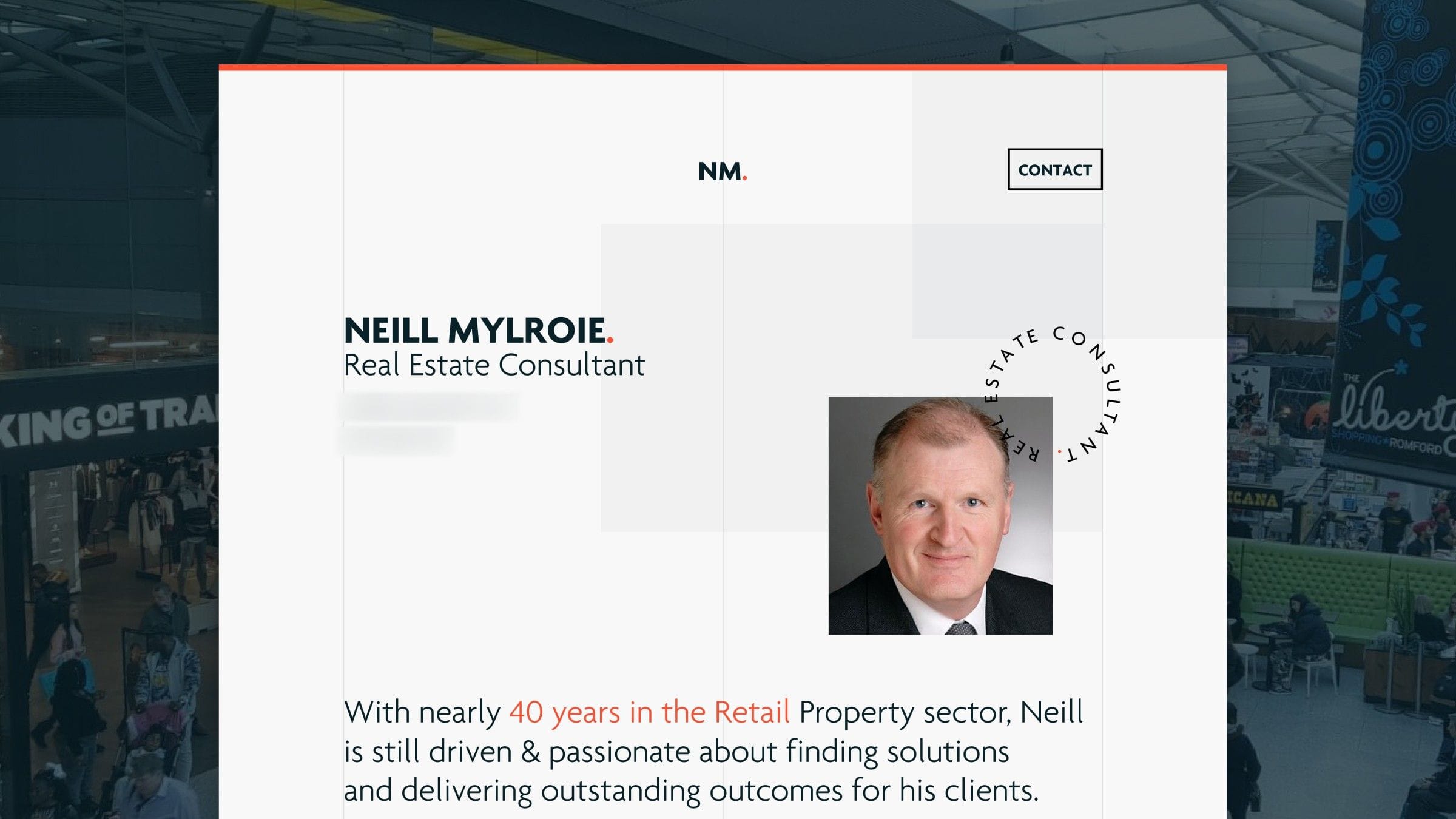 The NM Real Estate website: Neill Mylroie, real estate consultant