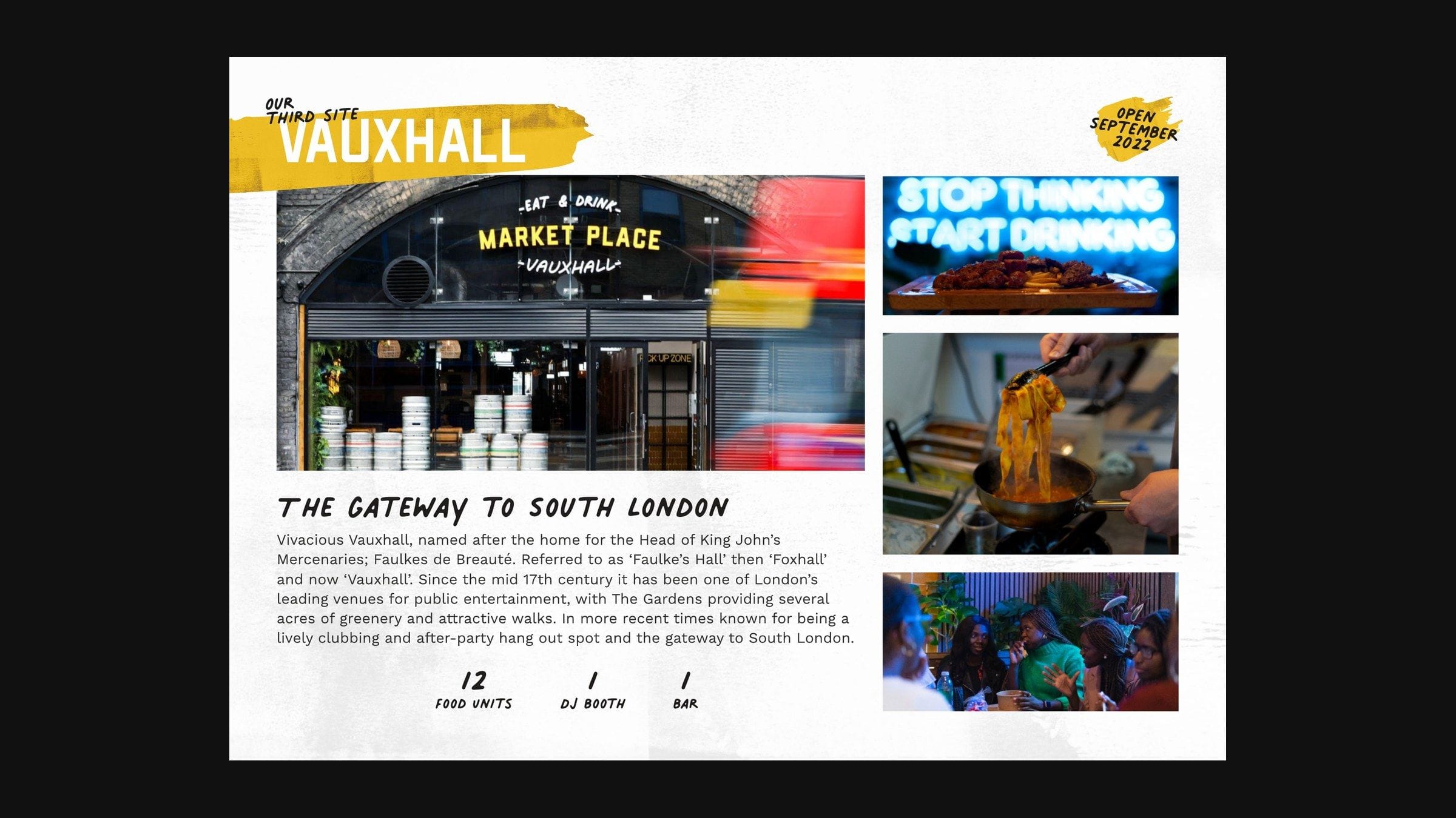 The Vauxhall page of the Market Place landlord pack
